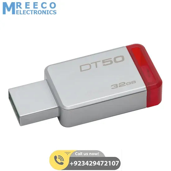 Kingston 32GB USB 2.0 Flash Drive in Pakistan - Side View