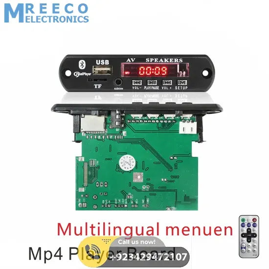 Bluetooth Usb Mp4 Video Fm Radio Kit Player in pakistan - Side View