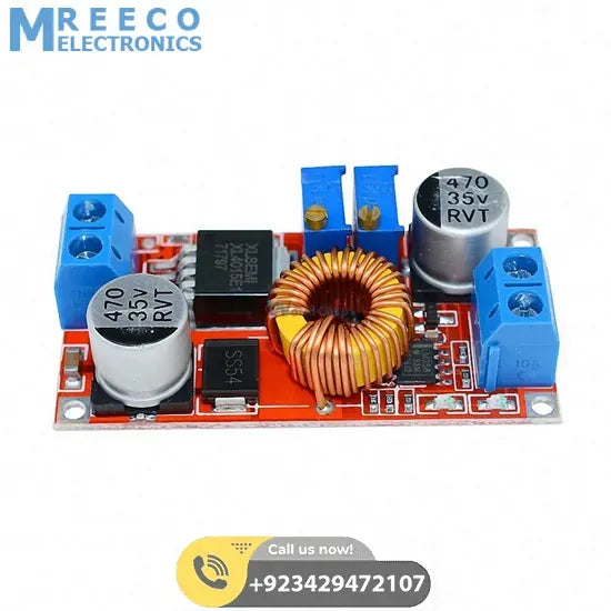 XL4015 Step-Down Buck Charging Board DC 0.8-30V to 5-32V - Back View