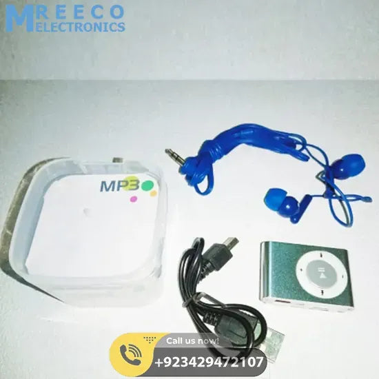 MP3 Music Player With Handsfree - Back View