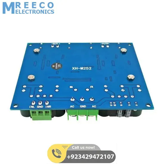 420Wx2 Dual Chip D Digital Audio Amplifier Board TDA8954TH XH-M252 - Bottom View
