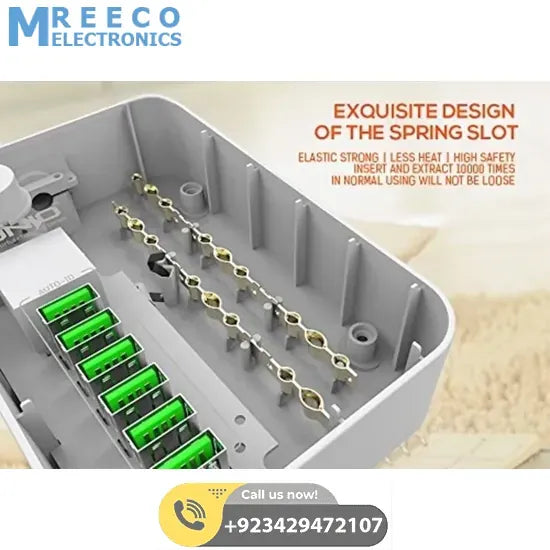 Extension Lead With 6 USB Mobile Charging Port SC3604 - Bottom View