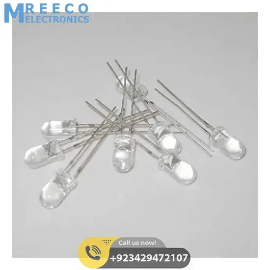 5mm 7 Color RGB Automatic Rainbow Fast Flash LED - Back View