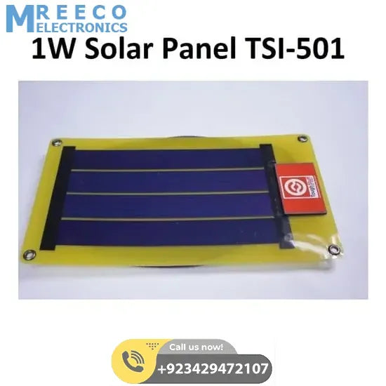Portable 1W Mini Tough Stuff Solar Panel TSI 501 - Back View