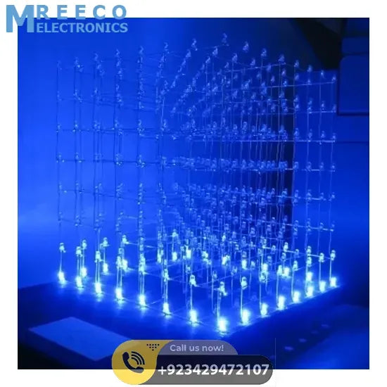 3mm Blue LED Super Bright - Back View