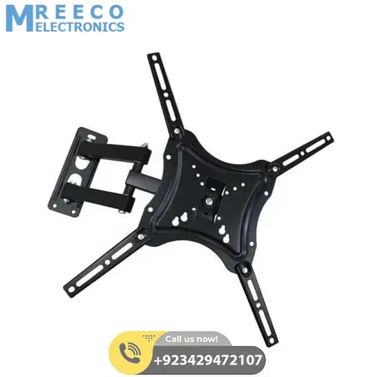 Home Design LCD Wall Mount Bracket For 14-55 Inch TVs Universal Plasma LED Tilt Bracket HDL 117B 2 Black - Side View