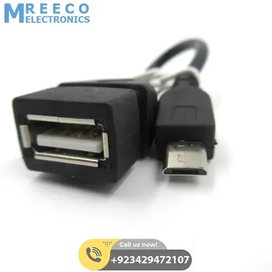 USB OTG Cable for Android Mobile Smartphones - Top View