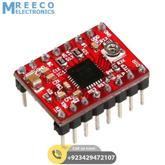 A4988 Stepper Motor Driver - Back View