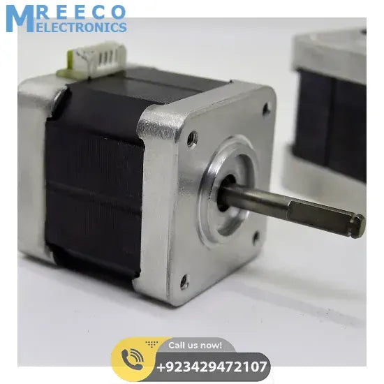 MineBea Japan D Cut Shaft Nema 17 Stepper Motor For 3D Printer CNC - Angle View