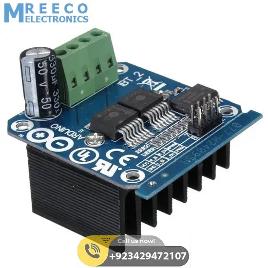 IBT2 BTS7960B BTS7960 43A H-bridge Motor Driver Module For Arduino - Front View