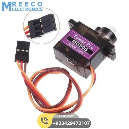 Towerpro MG90S Mini Digital 180 Degree Servo Motor 2.2kg 0.08sec 13g - Side View