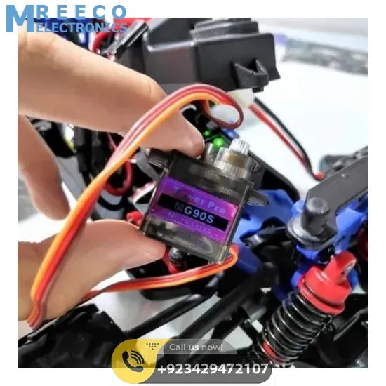 Towerpro MG90S Mini Digital 180 Degree Servo Motor 2.2kg 0.08sec 13g - Zoomed View