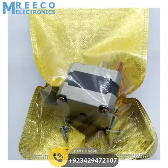 Nema 17 Single Shaft 1.8 Degree Compact Powerful Stepper Motor - Angle View