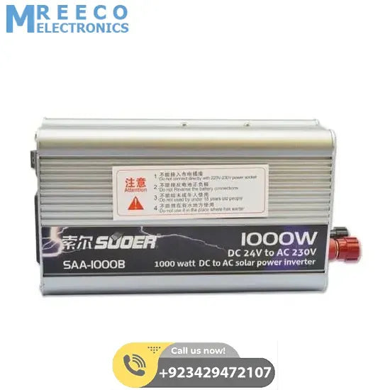 24V To 220V Inverter 1000W Modified Sine Wave Power Inverter - Front View