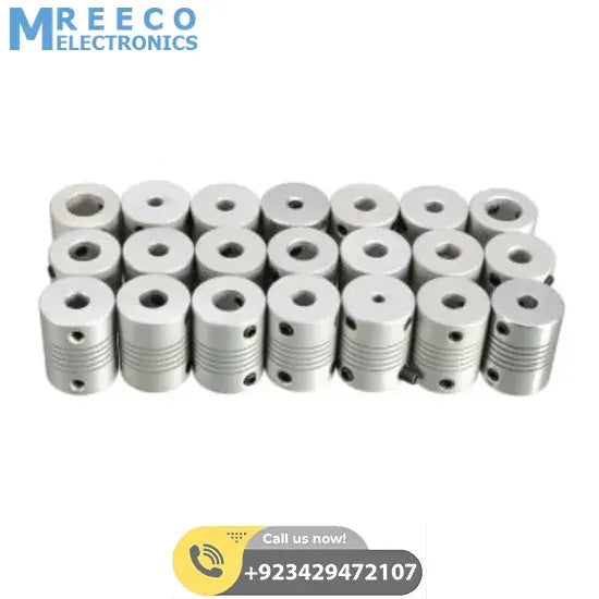 1 Piece 5m x 8mm 5x8mm Flexible Coupling Flexible shaft Coupling - Back View