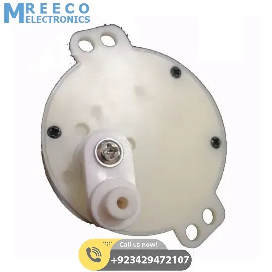 12V Low RPM Incubator Egg Turner Motor in Pakistan DC Gear Motor Dc moving motor - Front View