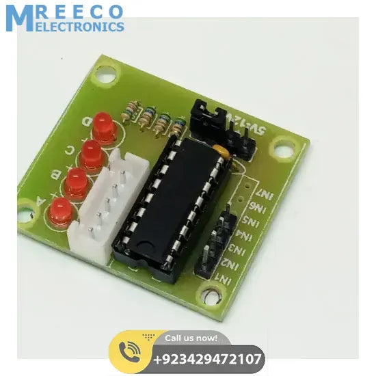 ULN2003 Stepper Motor Driver Board For Arduino AVR SMD - Side View