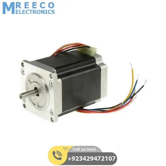 High Torque NEMA 23 Stepper Motor 2.7A 1.8 degrees NEMA23 For CNC 3D printers - Front View