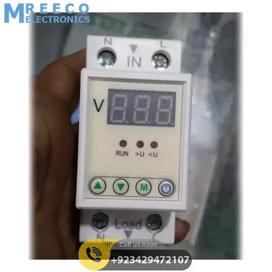 Over and Under Voltage Relay Protective Device V-Protector Protector VP-40A - Front View