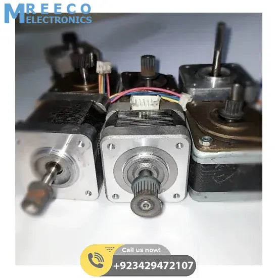 Stock Lot Used A4988 Compatible Nema 17 Stepper Motor NEMA17 - Side View