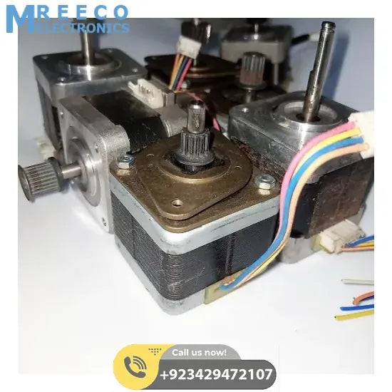 Stock Lot Used A4988 Compatible Nema 17 Stepper Motor NEMA17 - Angle View