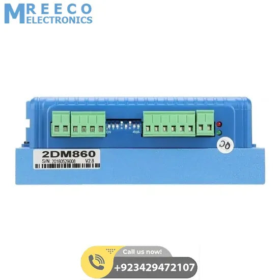 2DM860H 2 phase NEMA23 NEMA34 stepper motor driver - Bottom View