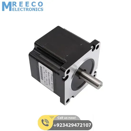 NEMA34 Nema 34 6Nm Torque 75mm Stepper Motor For 3D Printer & CNC - Front View