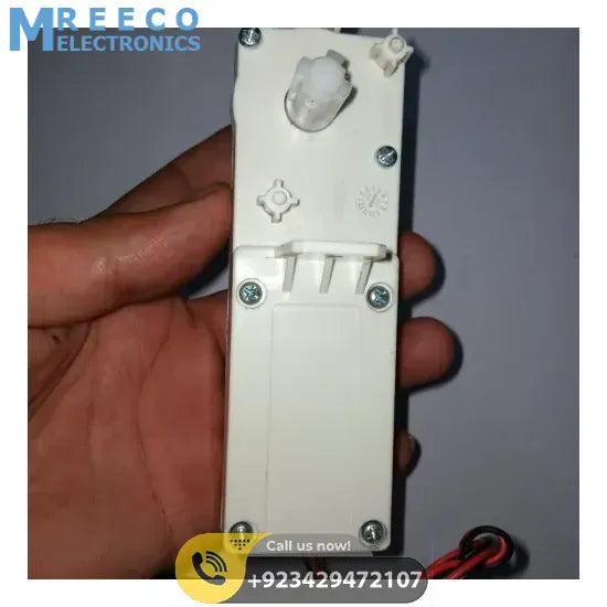 Worm Gear High Torque 12V 5RPM DC Gear Motor In Pakistan - Front View