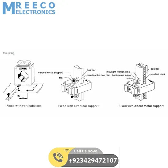300A CT 300Amp Current Transformer - Back View