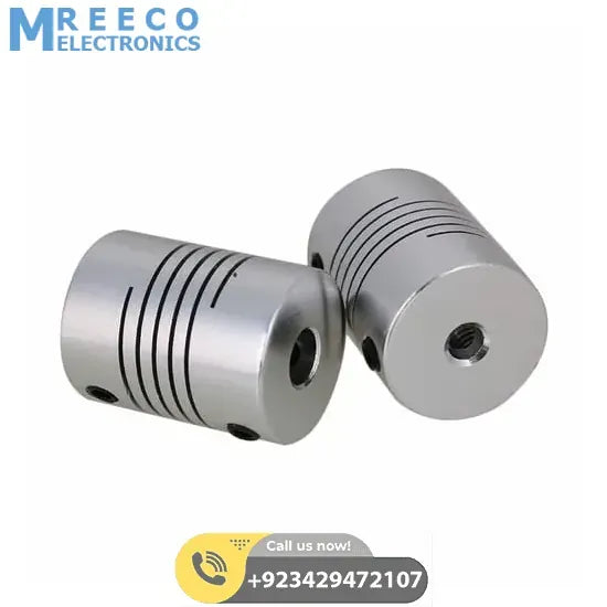 3x6mm Flexible Coupling Shaft - Side View