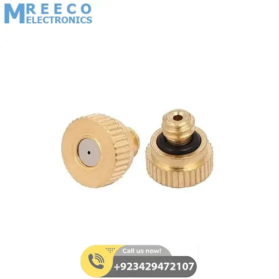 0.6mm Orifice Dia 9mm Long Brass Mist Nozzle - Side View