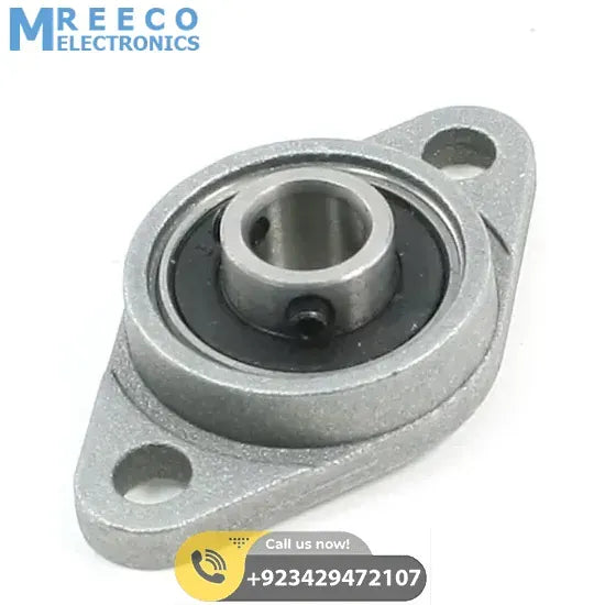 8mm Diameter Zinc Alloy Bearing Housing KFL08 FL08 K08 Flange Bearing With Pillow Block Bearing - Back View