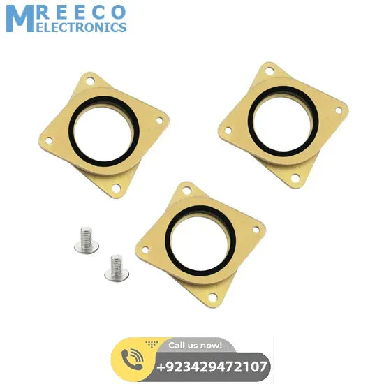 NEMA Stepper Motor Steel and Rubber Vibration Dampers for 3D Printer - Side View