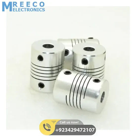 5x6mm Flexible Coupling Shaft - Front View