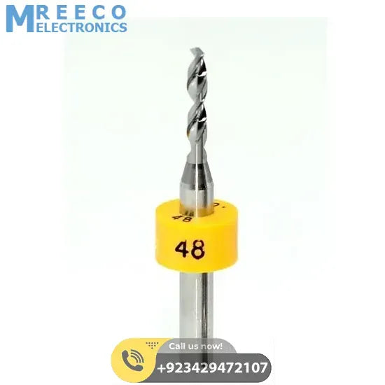 1.93mm #48 Carbide Steel PCB CNC Jewelry Micro Engraving Drill Bit - Side View