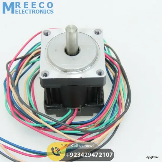 0.75A 5-Phase Vexta Oriental Stepper Motor PMM33AH2 - Front View