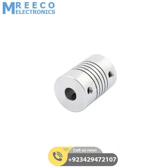 Flexible Coupling Shaft 5mmx6.35mm - Side View