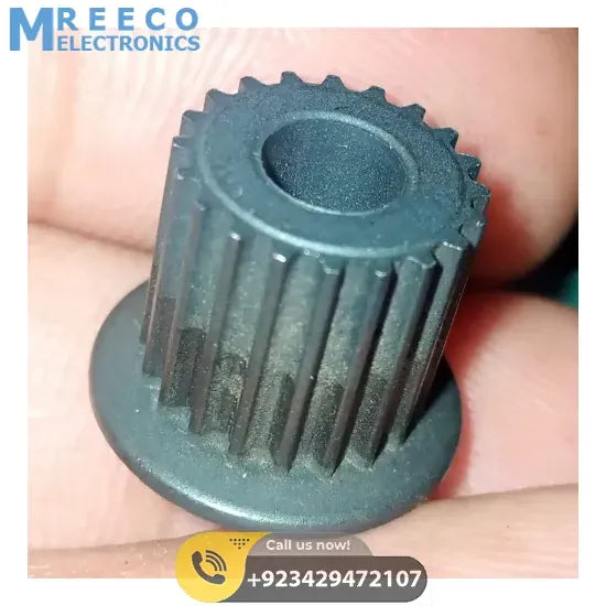 Japanese GT2 20 Teeth 5mm Bore Push Fit Pulley Timing Pulley - Back View