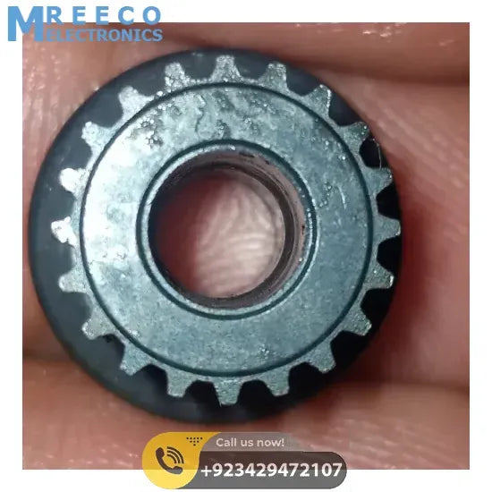 Japanese GT2 20 Teeth 5mm Bore Push Fit Pulley Timing Pulley - Top View