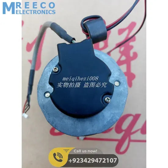 24V Japan YASKAWA Servo DC motor with encoder UGFMED-03SRI11 0V To 27V Maximum - Back View