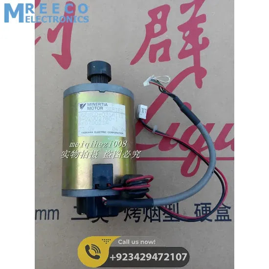 24V Japan YASKAWA Servo DC motor with encoder UGFMED-03SRI11 0V To 27V Maximum - Top View