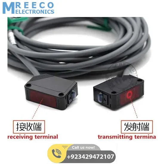 Omron E3Z--LT61 Laser Beam Sensor - Front View