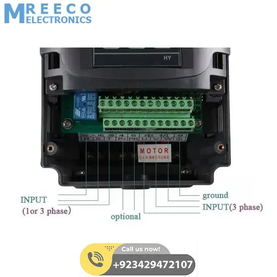 VFD CNC Water cooled spindle Motor kit 220V 800W 1HP Spindle Motor & 1500W VFD & Cooling Water Pump & 65mm Clamp Mount In Pakistan - Top View