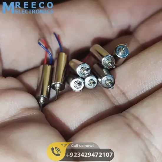 412 Coreless Motor DC3.7V Super Small Iron Boron Strong Small Motor Turn 72000 RPM - Bottom View