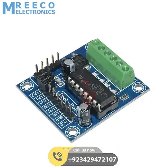 Mini Motor Drive Shield Expansion Board L293D Module for Arduino UNO MEGA 2560 - Front View