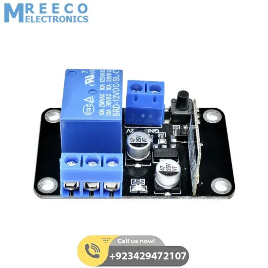 DC 12V ESP8285 WiFi Wireless Switch Cycle Time Timer Delay Relay Module - Top View