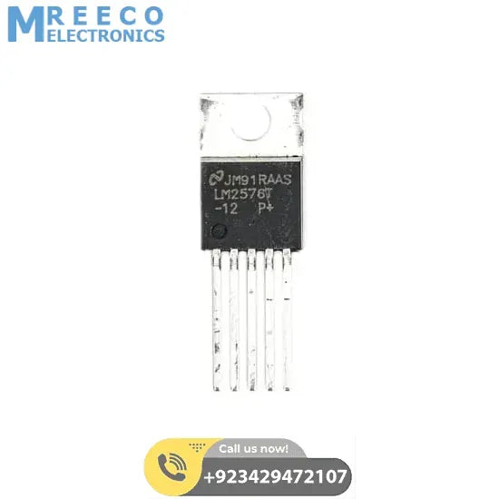 LM2576T 12V 3A IC REG Buck Voltage Regulator - Side View