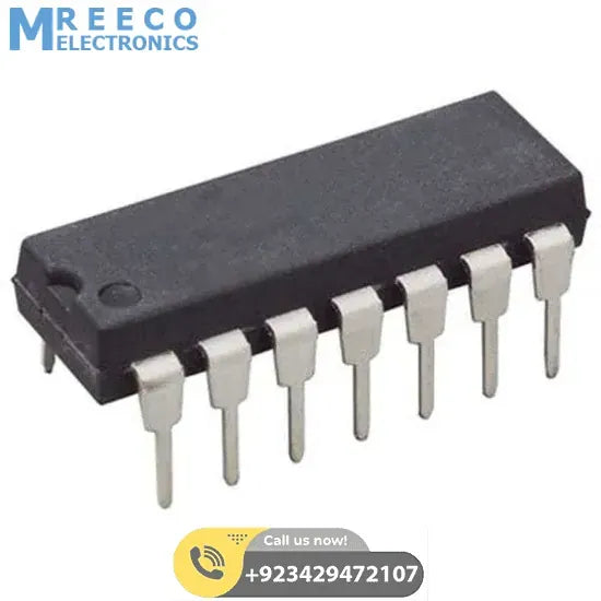 Dual 4 Input Multiplexer IC 74hc153 - Side View