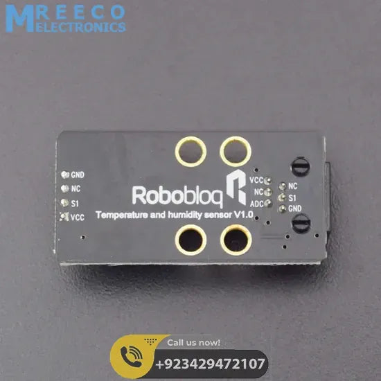 Robobloq Temperature and Humidity Sensor with RJ11 Connecting Wire in Pakistan - Back View