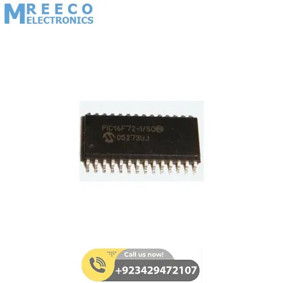 PIC 16F72 smd version SOP-28 - Front View